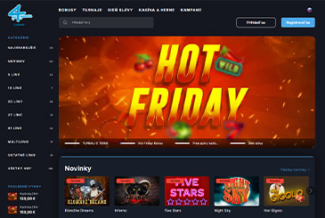 Prehľad domovskej stránky Go4Games